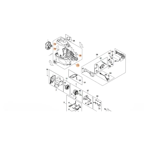 STIHL  Obudowa silnika FA02 600 0800